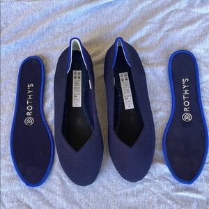 Rothy's Blue Slip-On Flats for Everyday Comfort